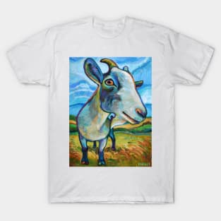 Goat Painting called Van Goat T-Shirt